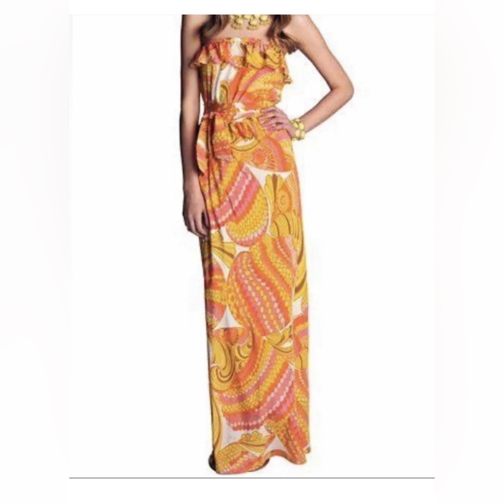 Trina Turk x Banana Republic‎ silk maxi dress size 6